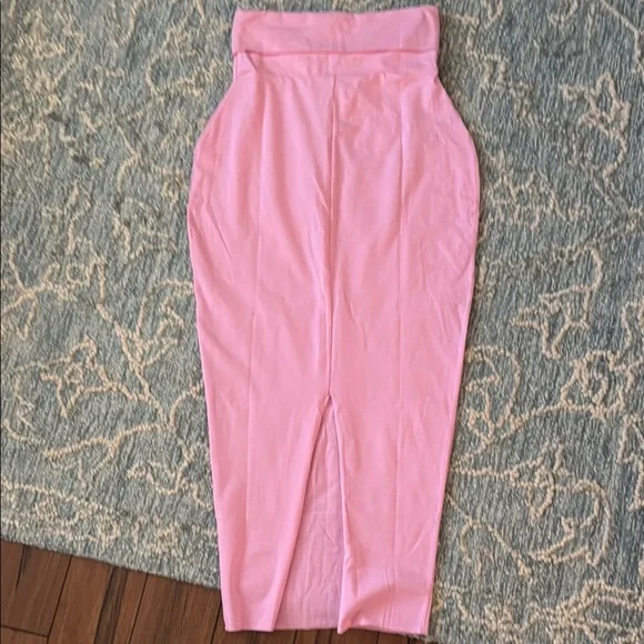 SKIMS Pink Midi Pencil Skirt for Work - Picture 2 of 4